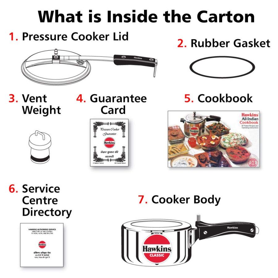 Hawkins Classic Pressure Cooker | Buy Indian Kitchen
