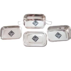 Klassic Vimal rectangular Double Lunch Box