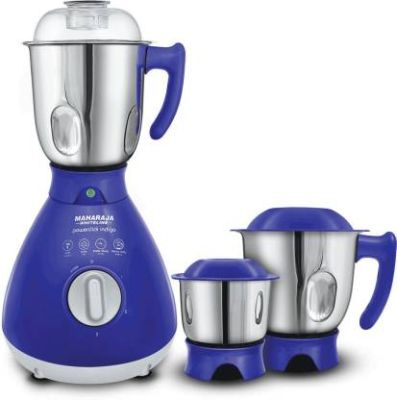 Maharaja Whiteline Mixer Grinder MX- Power Click Indigo -3 Jars - 750 Watt