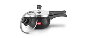 Pigeon Hard Anodised 2Ltrs Handi Cooker with Glass Lid