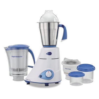 Preethi Mixer Grinder Blue Leaf Platinum MG 153 - 3 Jars -110 V 550 Watt