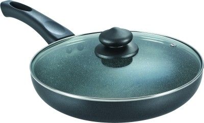 Prestige Omega Deluxe Granite Fry Pan with Lid, 260mm