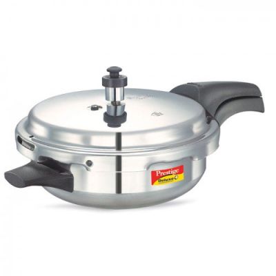 Prestige Deluxe Plus Aluminium 3 Litre Junior Pressure Pan with Lid 