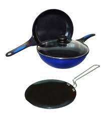 Wonderchef Ceramica Signature Series Set ( Wok + Frying Pan)