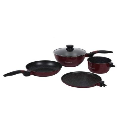 Wonderchef Click Amaze Cookware 4Pcs Set (Induction Base)