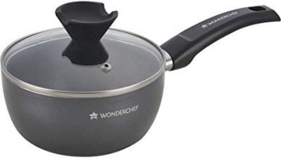 Wonderchef Everest Aluminium Sauce Pan with Lid
