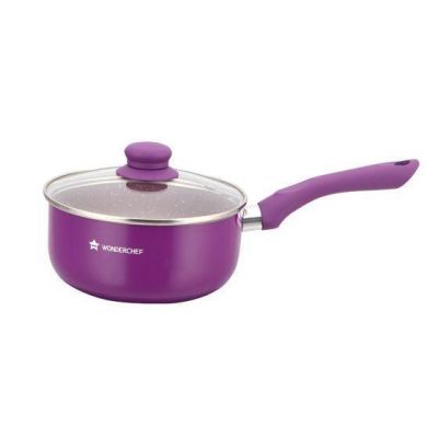 Wonderchef Royal Velvet Aluminium Sauce Pan with Lid