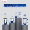 Preethi Mixer Grinder Blue Leaf Platinum MG 139 - 4 Jars 750 Watt