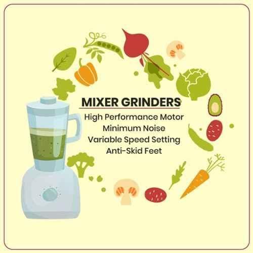 Sujata Mixer Grinder Dynamix 3 Jars - 900W