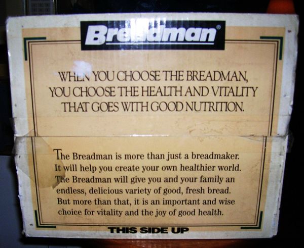 Breadman Automatic Bread Baker