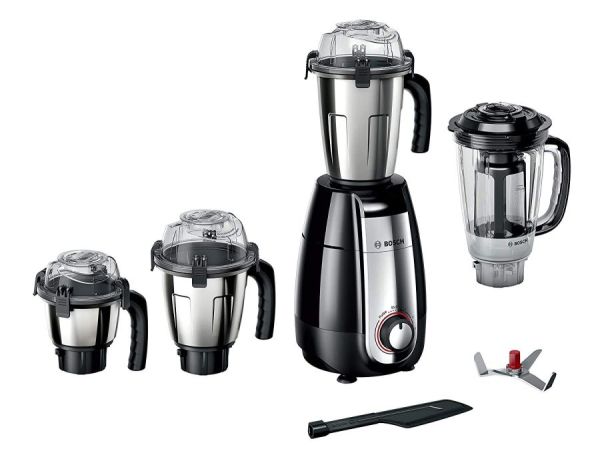 Bosch TrueMixx Pro Mixer Grinder MGM8846MIN, 1000W 4 Jars Black