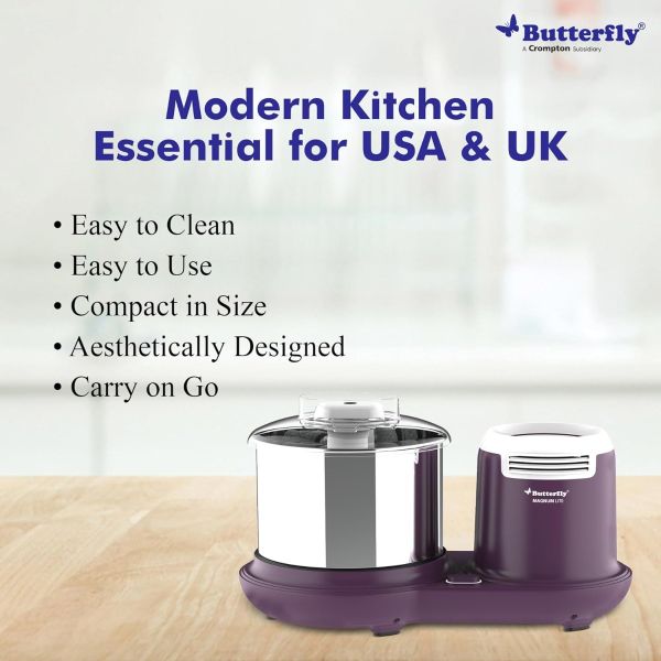 Butterfly Wet Grinder Magnum Lite 110V TTWG – 1.5 Litre
