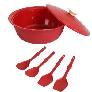 Cutting Edge 8 Pc Cook & Serve Set – In 4 Colours