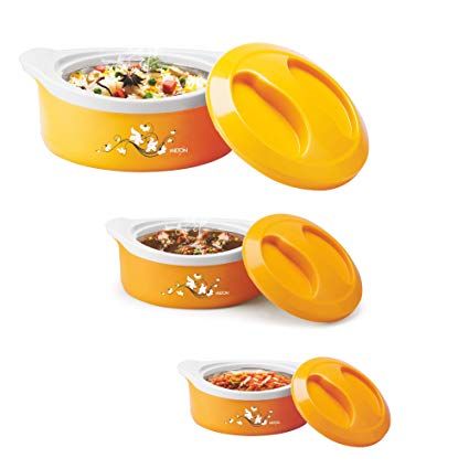 Milton Marvel Insulated Steel Casseroles, Junior Gift Set, 3 Pieces