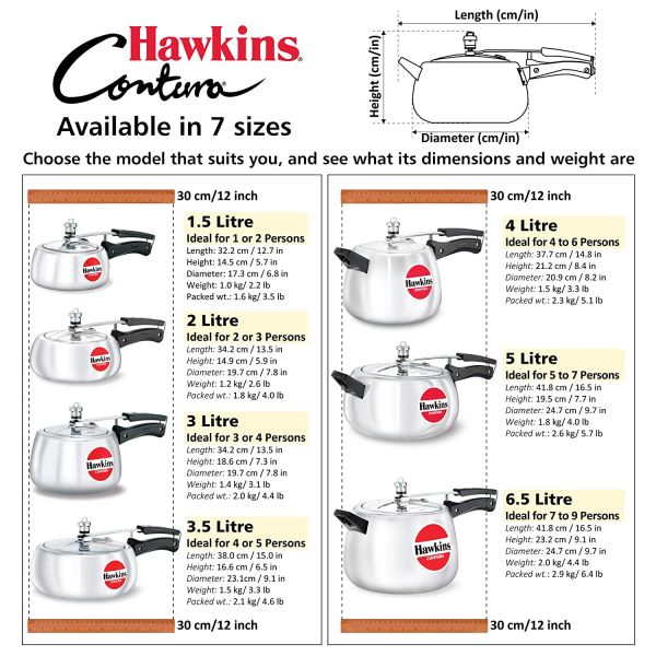 Hawkins Countra Pressure Cooker 2 L