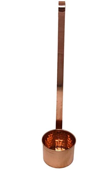 ShalinIndia Copper Ladle for Drawing Soup
