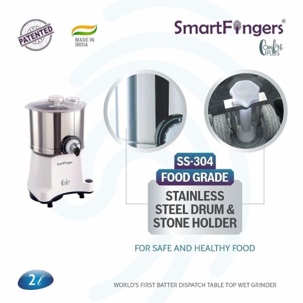 SmartFingers Comfort Plus Table Top Magic Wet Grinder