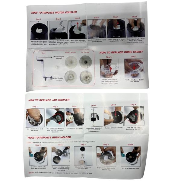 Vidiem Mixer Grinder Vstar Adc |Mg 603A | 4 Jars |550 W